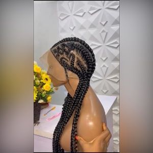 Cornrow Heart Braided Wig